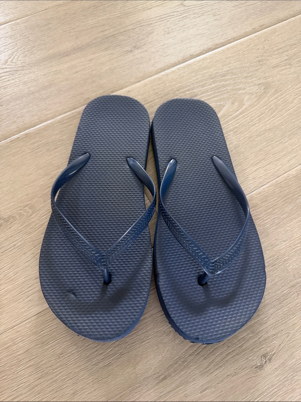Classic Navy Blue Flip Flops